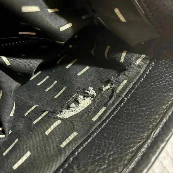 Rebecca Minkoff black leather shoulder handbag - Picture 7 of 10